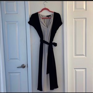 Eloquii colorblock midi dress